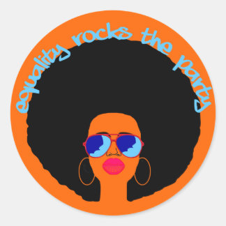 Sticker Rond Égalité