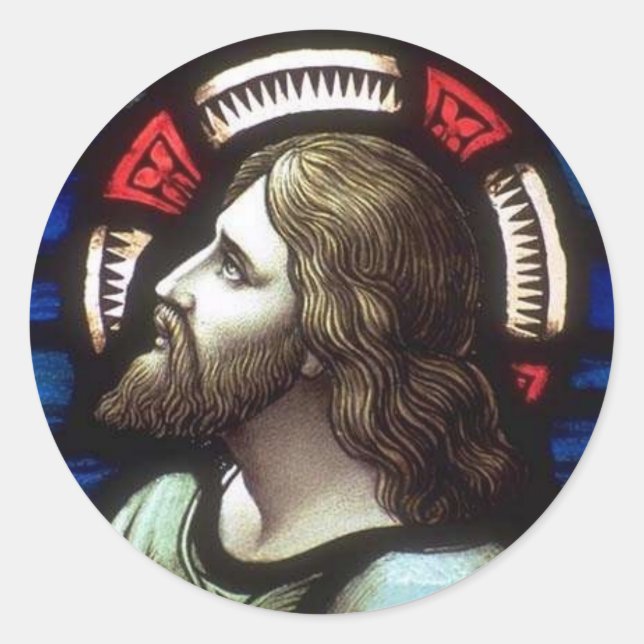 Sticker Rond Église Windows 025 (Devant)