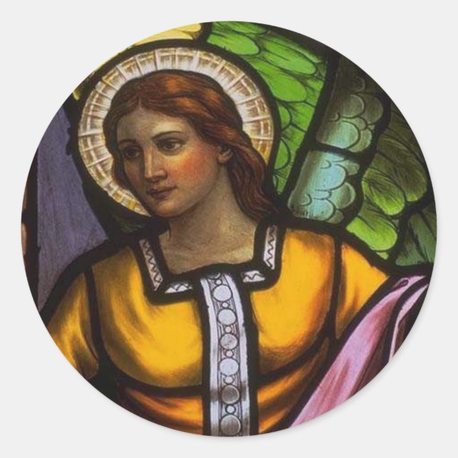 Sticker Rond Église Windows 93 (Devant)