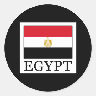 Sticker Rond Égypte