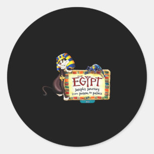 Sticker Rond Égypte Vbs 2025 Le voyage de Joseph Vbs Dieu Chrét