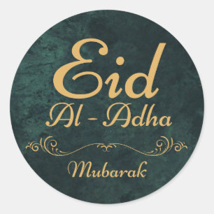 STICKER ROND EID AL ADHA MUBARAK 2024