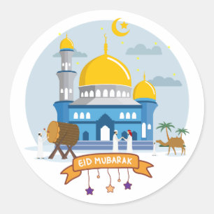 Sticker Rond EID Moubarak