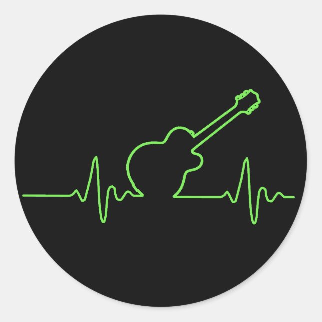 Sticker Rond EKGuitar (Devant)