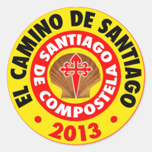 Sticker Rond El Camino De Santiago 2013