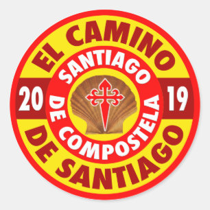 Sticker Rond El Camino de Santiago 2019