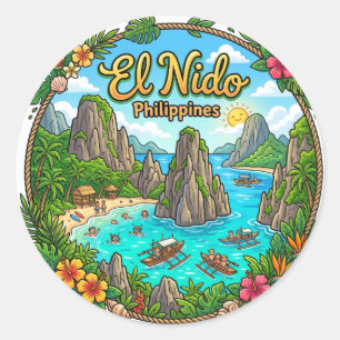 Sticker Rond El Nido Philippines