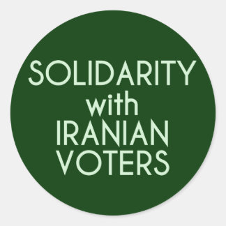 Sticker Rond Électeurs Iraniens