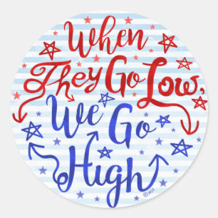 Sticker Rond Élection de Hillary Clinton ils passent à 0 nous