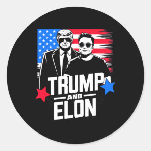 Sticker Rond Élection Présidentielle Américaine 2024 De Trump E