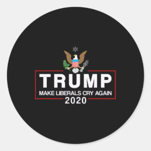 Sticker Rond Élection pro Donald Trump républicain Gop