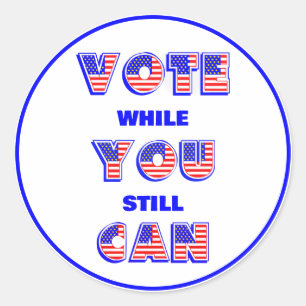 Sticker Rond Élections intermédiaires 2026