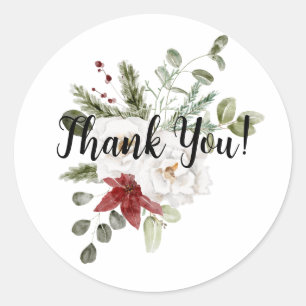 Sticker Rond Elégant blanc vert rouge vert vert vert d'eau mode