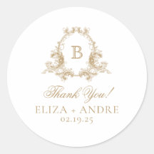 Élégant Mariage de monographie or