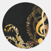 Elegant Music Note Design de luxe