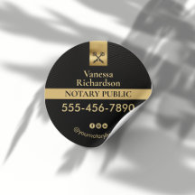 Elégant Noir Noyer Notaire Squelette Clé Marketing