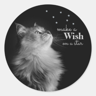 Sticker Rond Élégant scellé avec un chevalet d'anniversaire dés