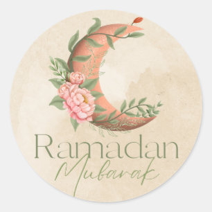 Sticker Rond Élégant Sticker-Cadeau Ramadan Ramadan Ramadan