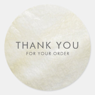 Sticker Rond Elégante crème mère de Merci Pearl