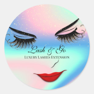Sticker Rond Eléments de courbure de maquillage pour artistes L