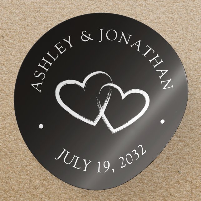 Sticker Rond Eléments simples modernes élégants (Créateur téléchargé)