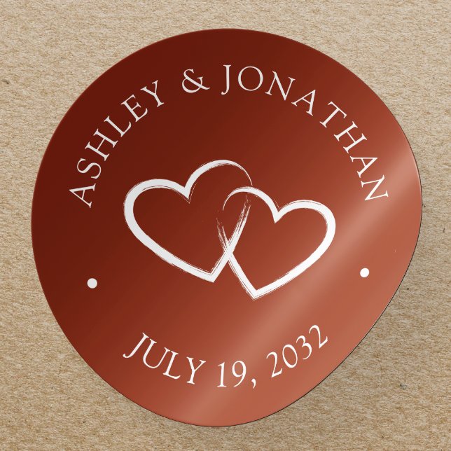 Sticker Rond Eléments simples modernes élégants (Créateur téléchargé)