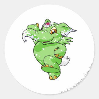 Sticker Rond Elephante Specked