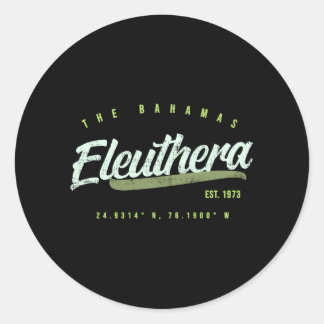 Sticker Rond Eleuthera Bahamas