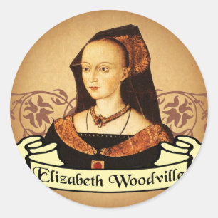 Sticker Rond Elizabeth Woodville
