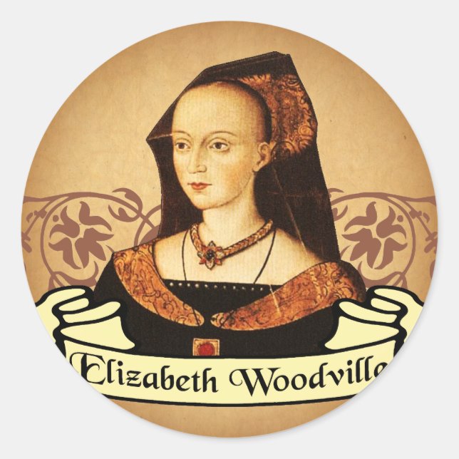 Sticker Rond Elizabeth Woodville (Devant)