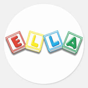 Sticker Rond Ella