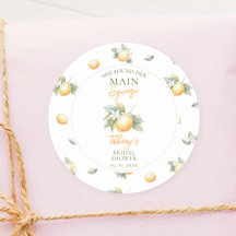 Elle a trouvé sa douche de mariée au citron Main S