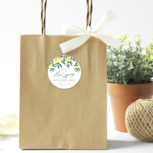 Sticker Rond Elle A Trouvé Sa Principale Fête des mariées De Ci (Créateur téléchargé)