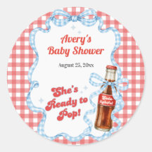 Elle est prête Pop Soda Baby Shower Garçon