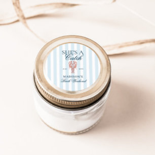 Sticker Rond Elle est une Carpe Diem Enterrement de Vie de Jeun