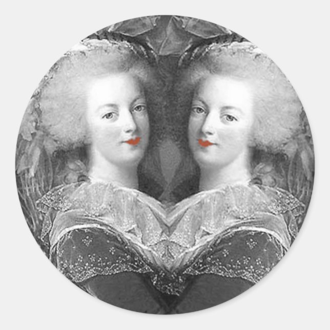 Sticker Rond Elle était son seul confort, (Devant)