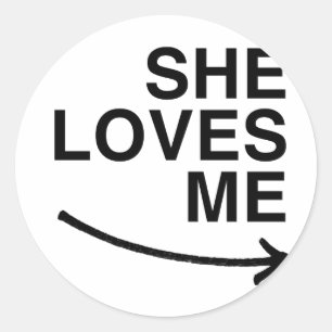 Sticker Rond Elle m'aime (à droite).png