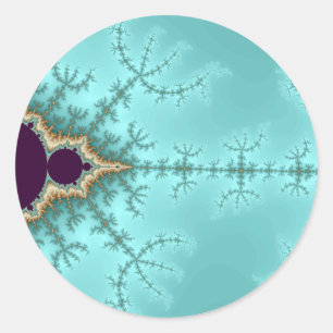 Sticker Rond Elle se propage - Fractale