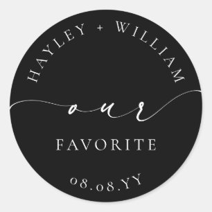 Sticker Rond Ellesmere Notre Préféré