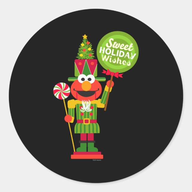 Sticker Rond Elmo Nutcracker  (Devant)