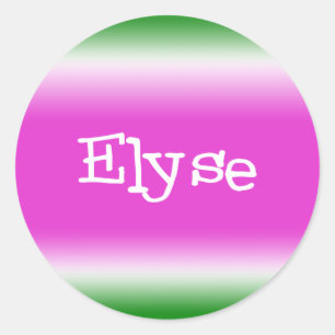 Sticker Rond Elyse