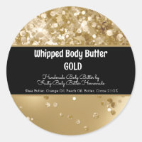 Emballage de branding Glam Glitter Sequins Or pour