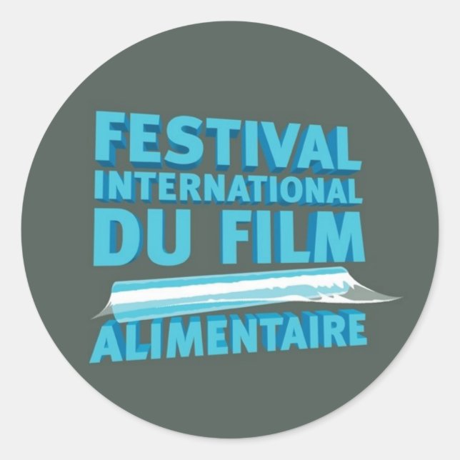 Sticker Rond Emballage plastique (Devant)