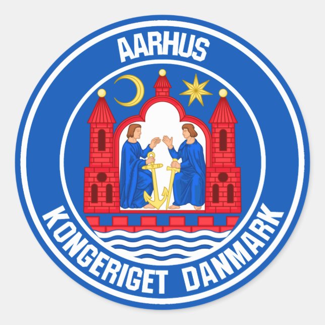 Sticker Rond Emblème Arhus Round (Devant)
