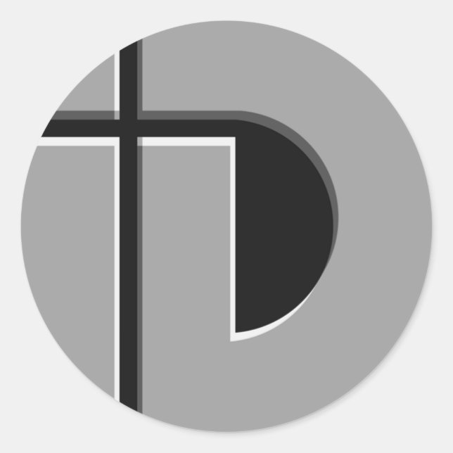 Sticker Rond Emblème automatique ID (Devant)