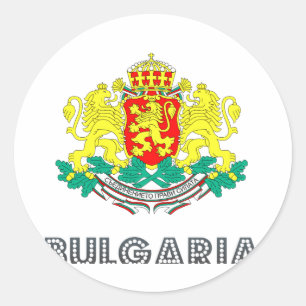 Sticker Rond Emblème bulgare