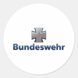 Sticker Rond Emblème de Bundeswehr