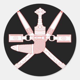 Sticker Rond emblème de femme