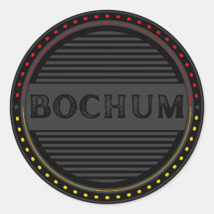 Sticker Rond Emblème de la fierté de la ville de Bochum – Ident