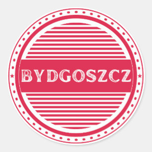 Sticker Rond Emblème de la fierté de la ville de Bydgoszcz – Id